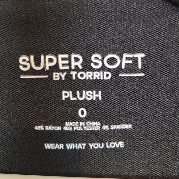 Torrid Sweater Cardigan Women 0X Supersoft Plush Open Hooded Casual Comfy Cozy - Picture 7 of 9